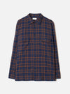 Navy/Brown Young Check CPO Shirt
