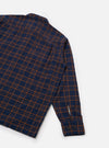 Navy/Brown Young Check CPO Shirt