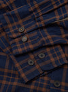 Navy/Brown Young Check CPO Shirt