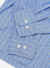 Blue Stripe Refab Compact Cotton Lucky Shirt