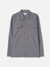 Blue/Brown Parker Check Attendant Shirt