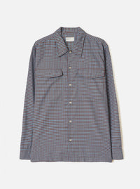 Blue/Brown Parker Check Attendant Shirt