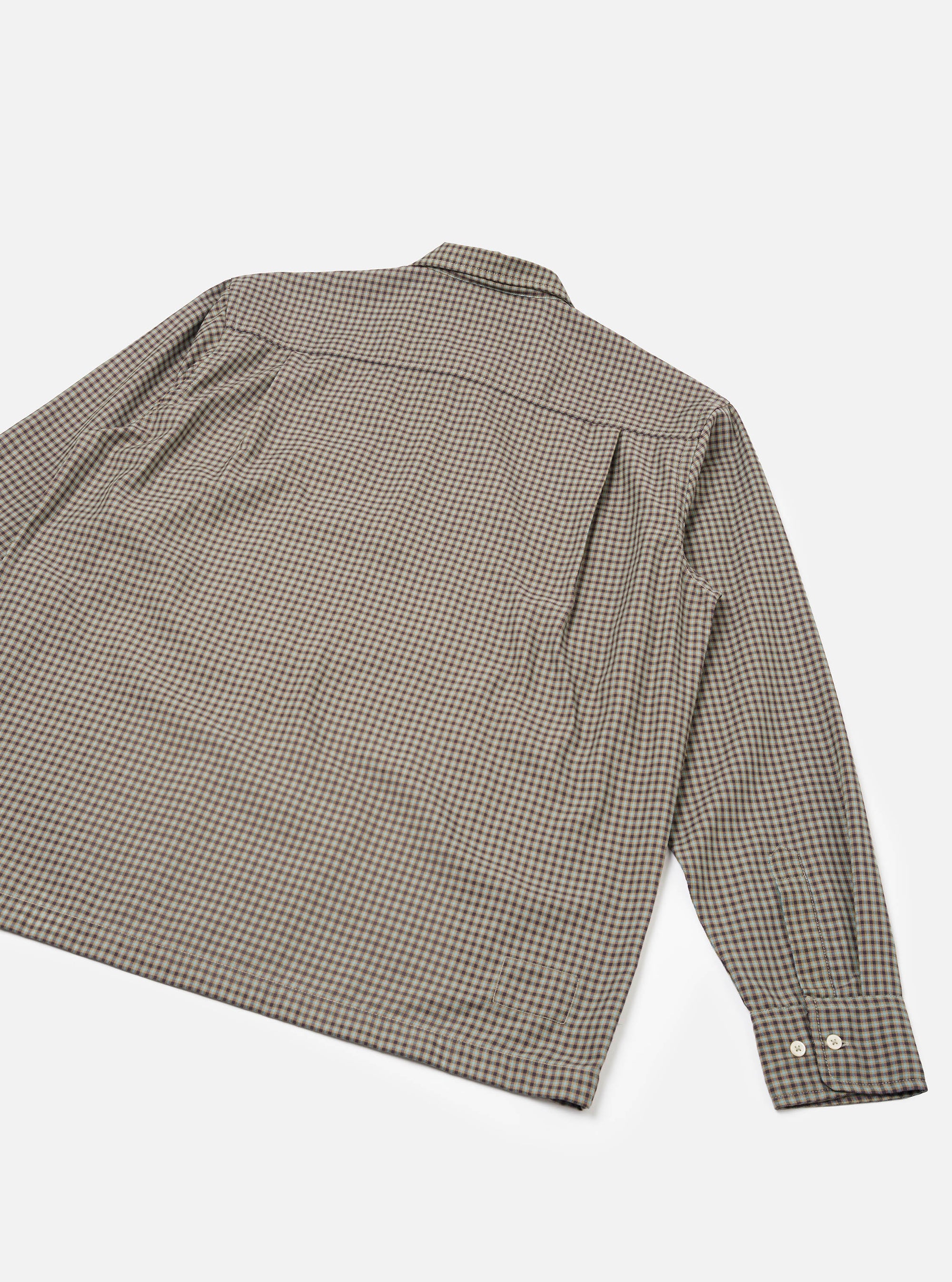 Sand/Olive Parker Check Attendant Shirt