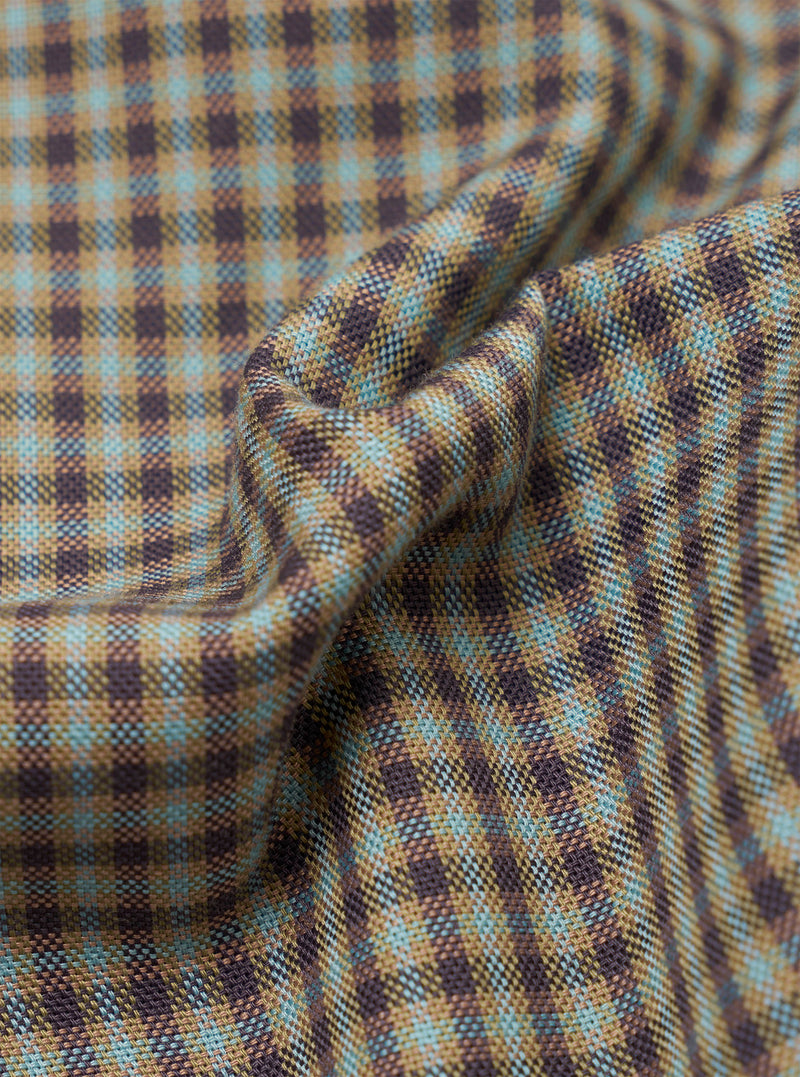 Sand/Olive Parker Check Attendant Shirt