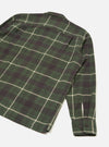 Olive Washed Check L/S Utility Shirt