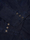 Navy Flock Chambray Warmus Jacket
