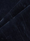 Navy Flock Chambray Pleated Track Pant