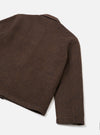 Navy/Brown Wool Tweed Mix Franck Jacket