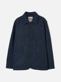 Blue/Black Harris Tweed OG Bakers Chore Jacket