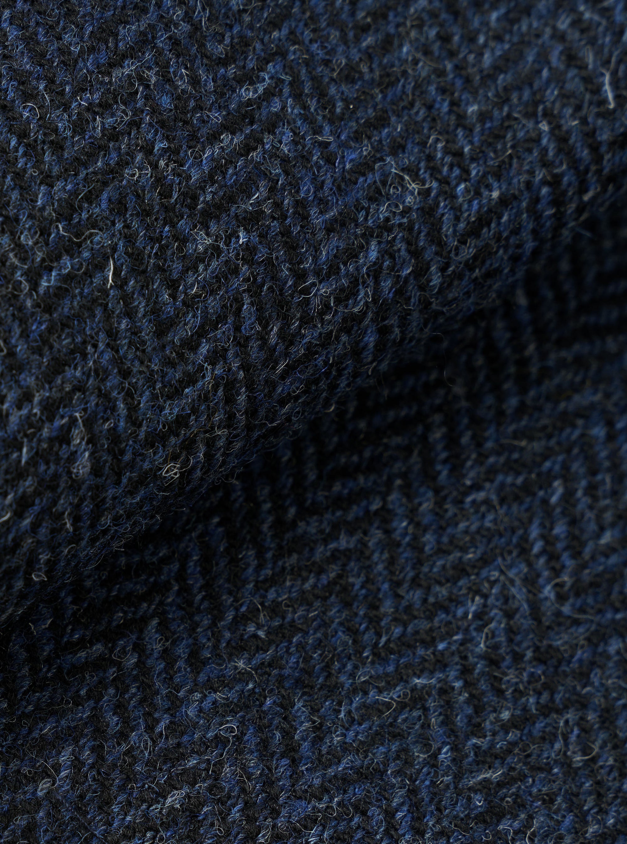 Blue/Black Harris Tweed OG Bakers Chore Jacket