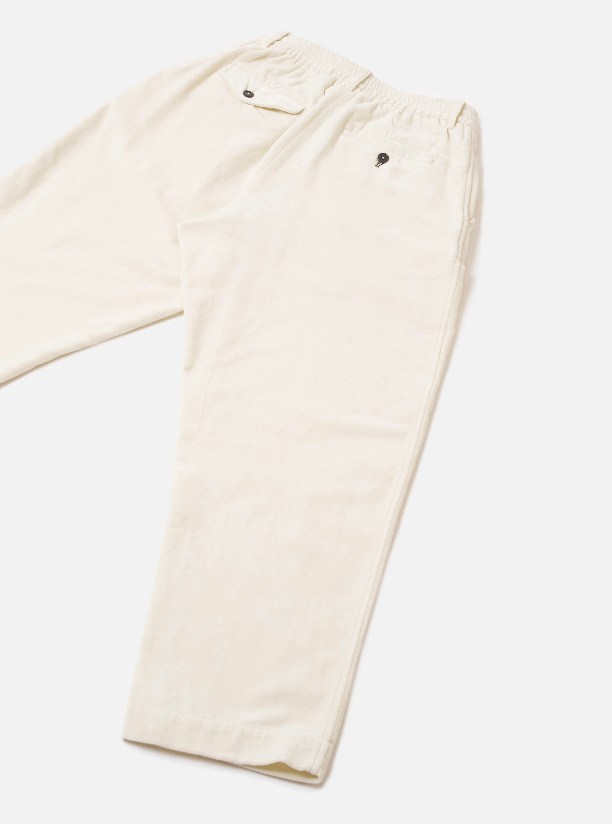 Ecru CPH Velvet Oxford Pant