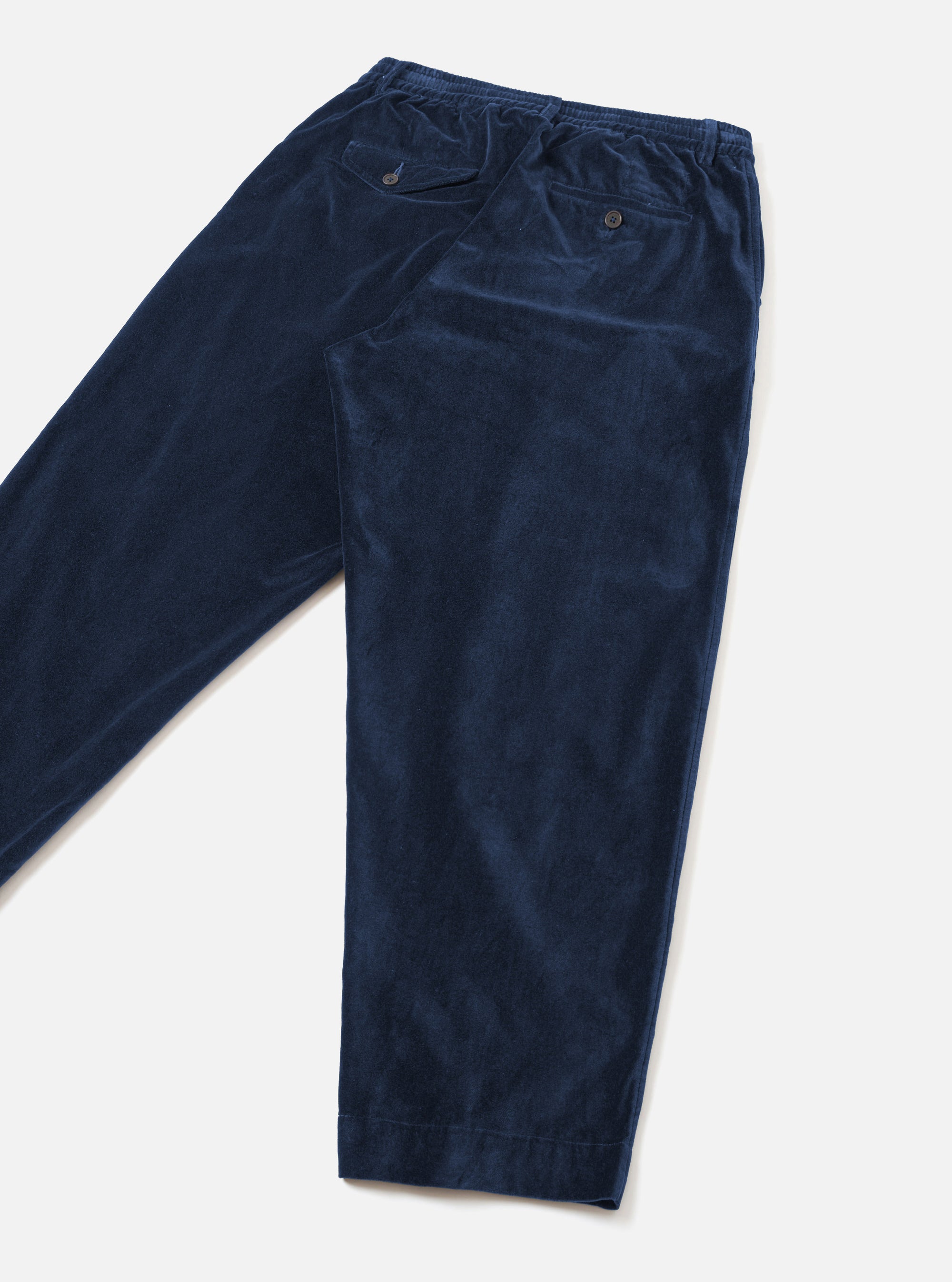 Navy CPH Velvet Oxford Pant