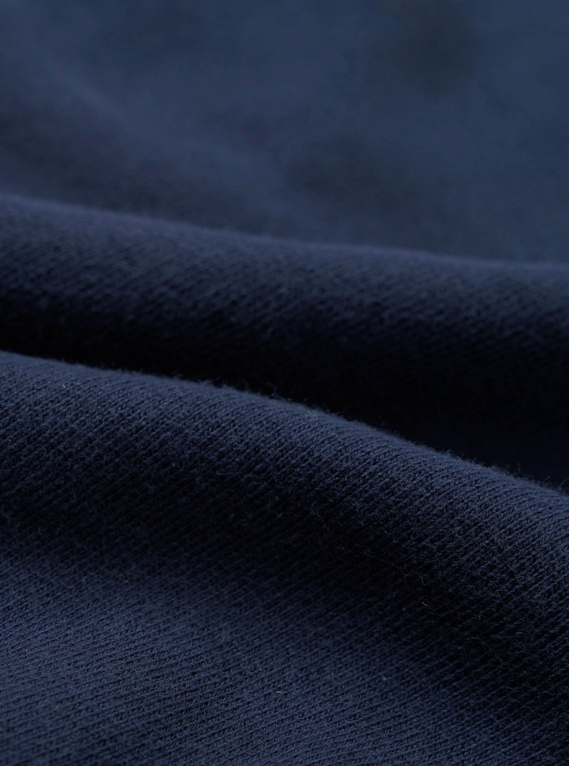 Navy Brush Back Sweat UW UW Print Raglan Sweatshirt