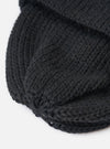 Black British Wool Short Watch Cap