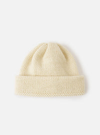 Ecru British Wool Short Watch Cap