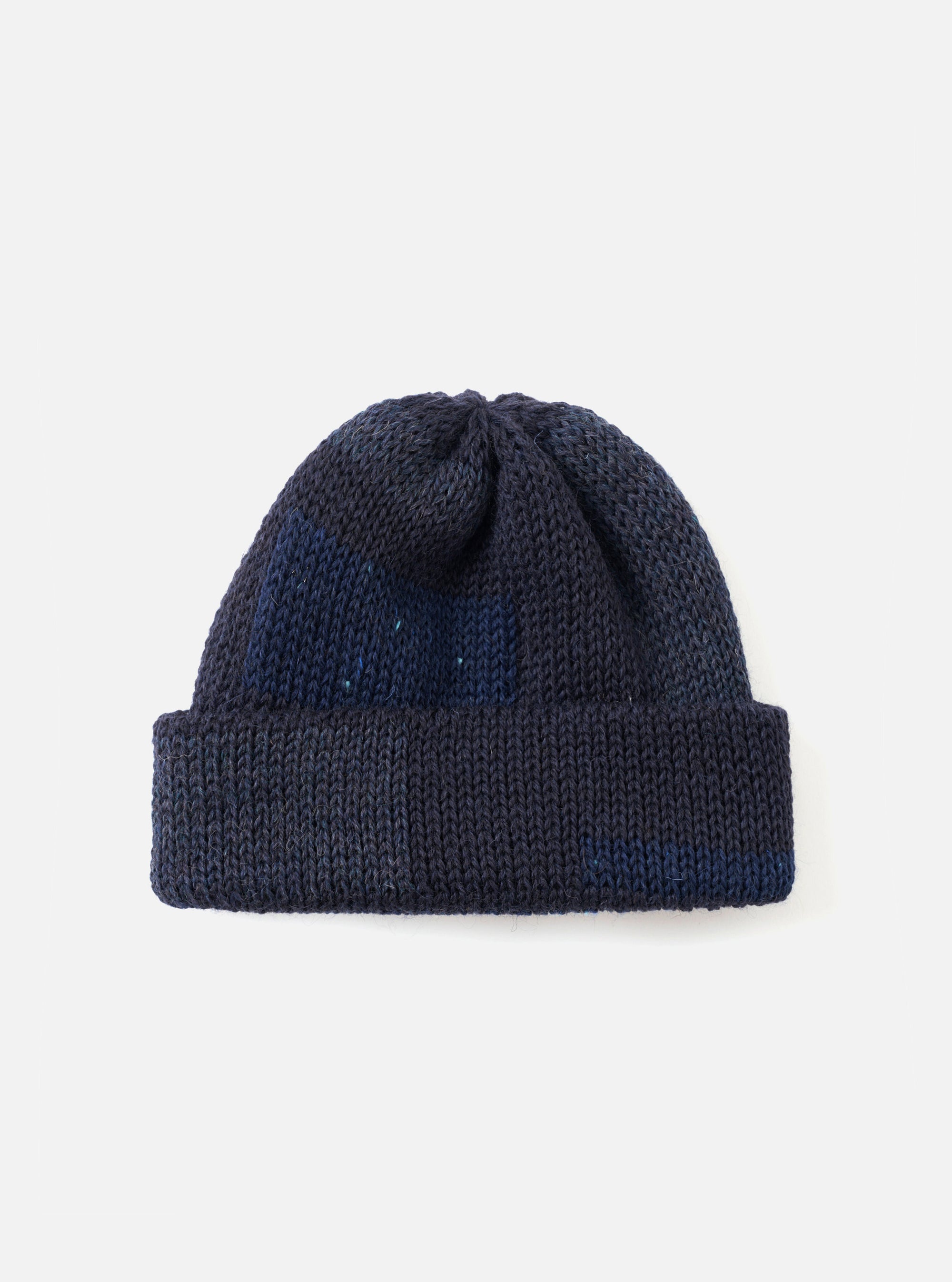 Navy British Wool Short Watch Cap