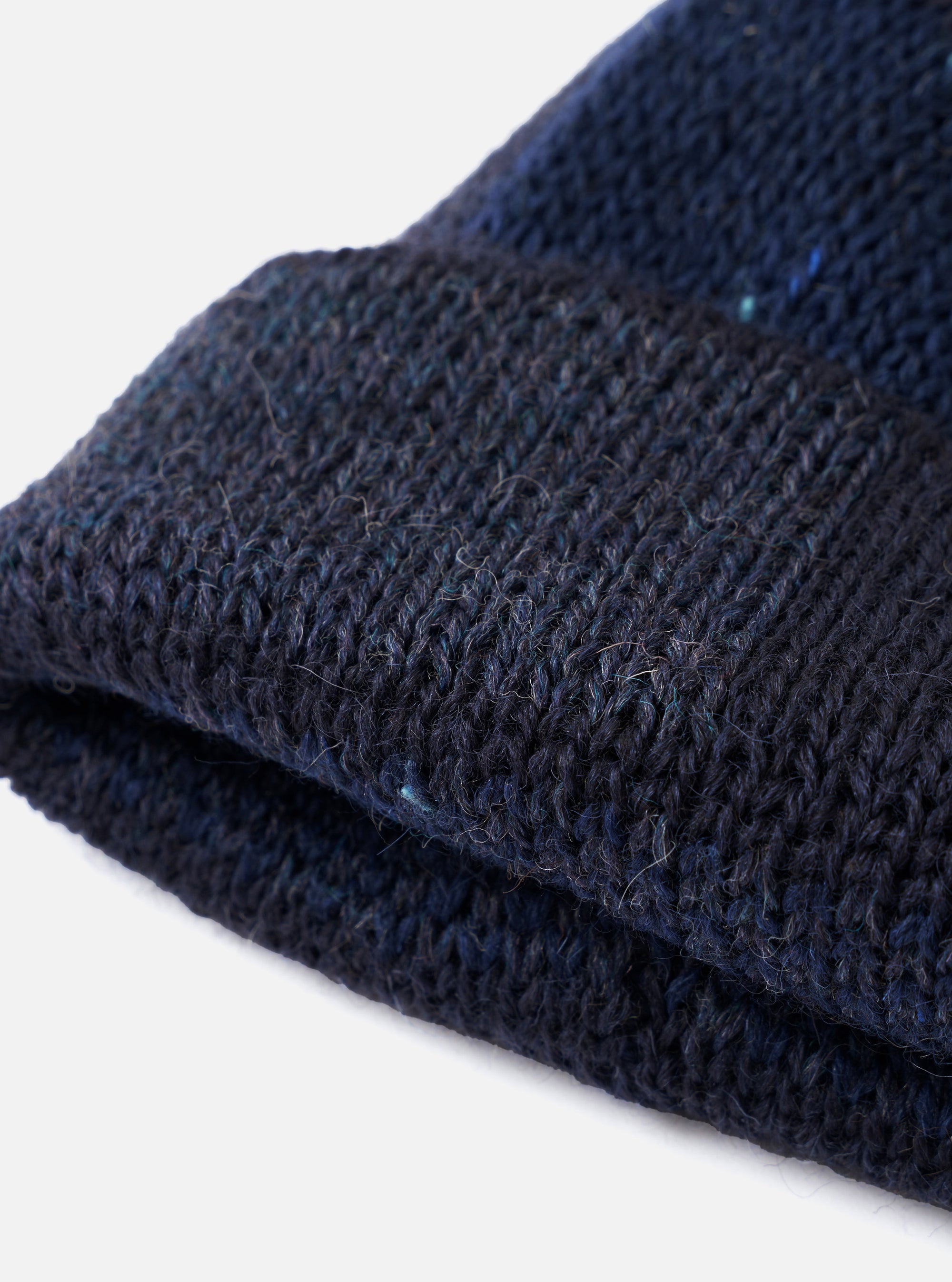 Navy British Wool Short Watch Cap