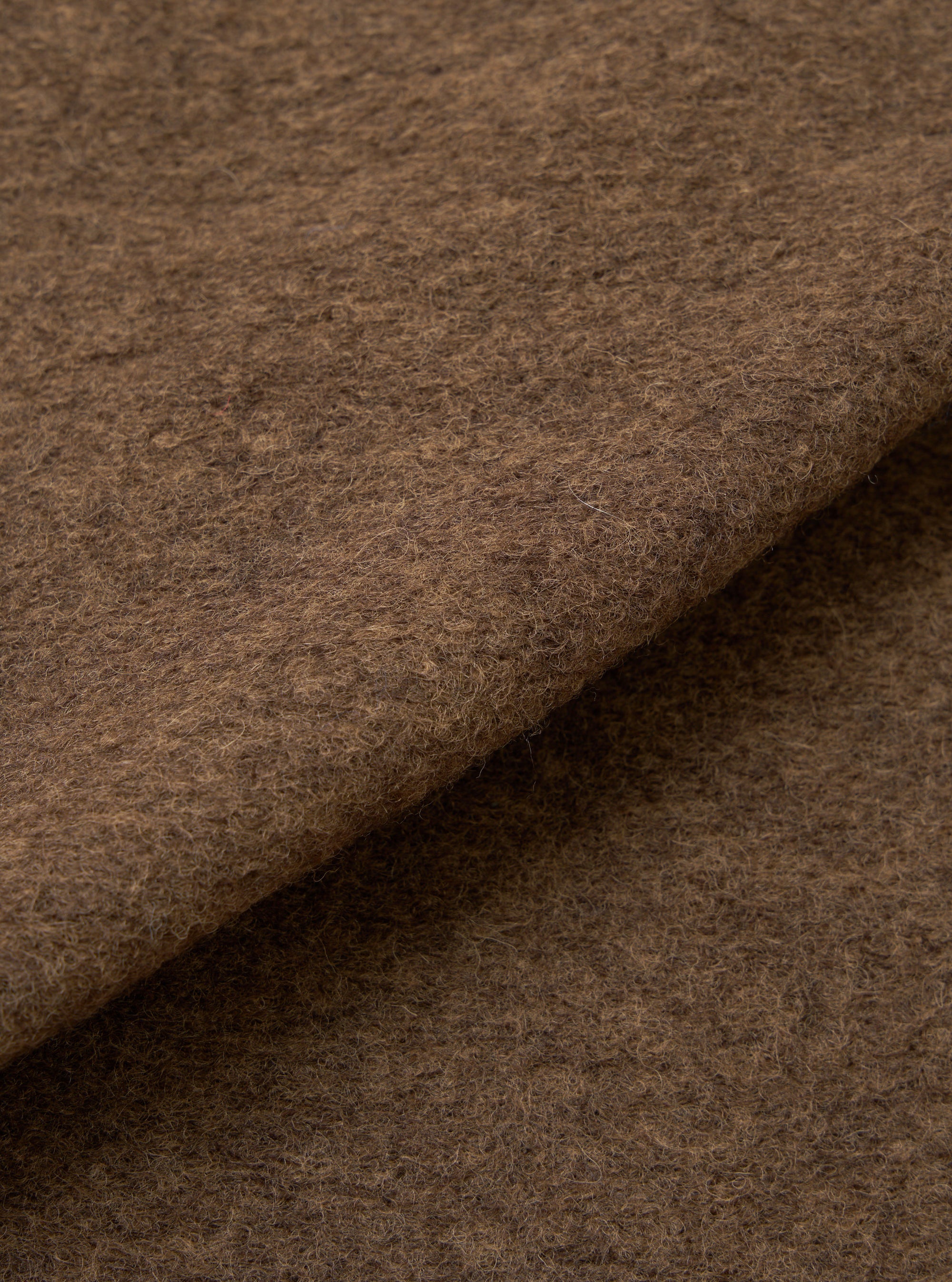 Brown Marl Wool Fleece Advance Cardigan