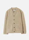 Fawn Wool Fleece Advance Cardigan