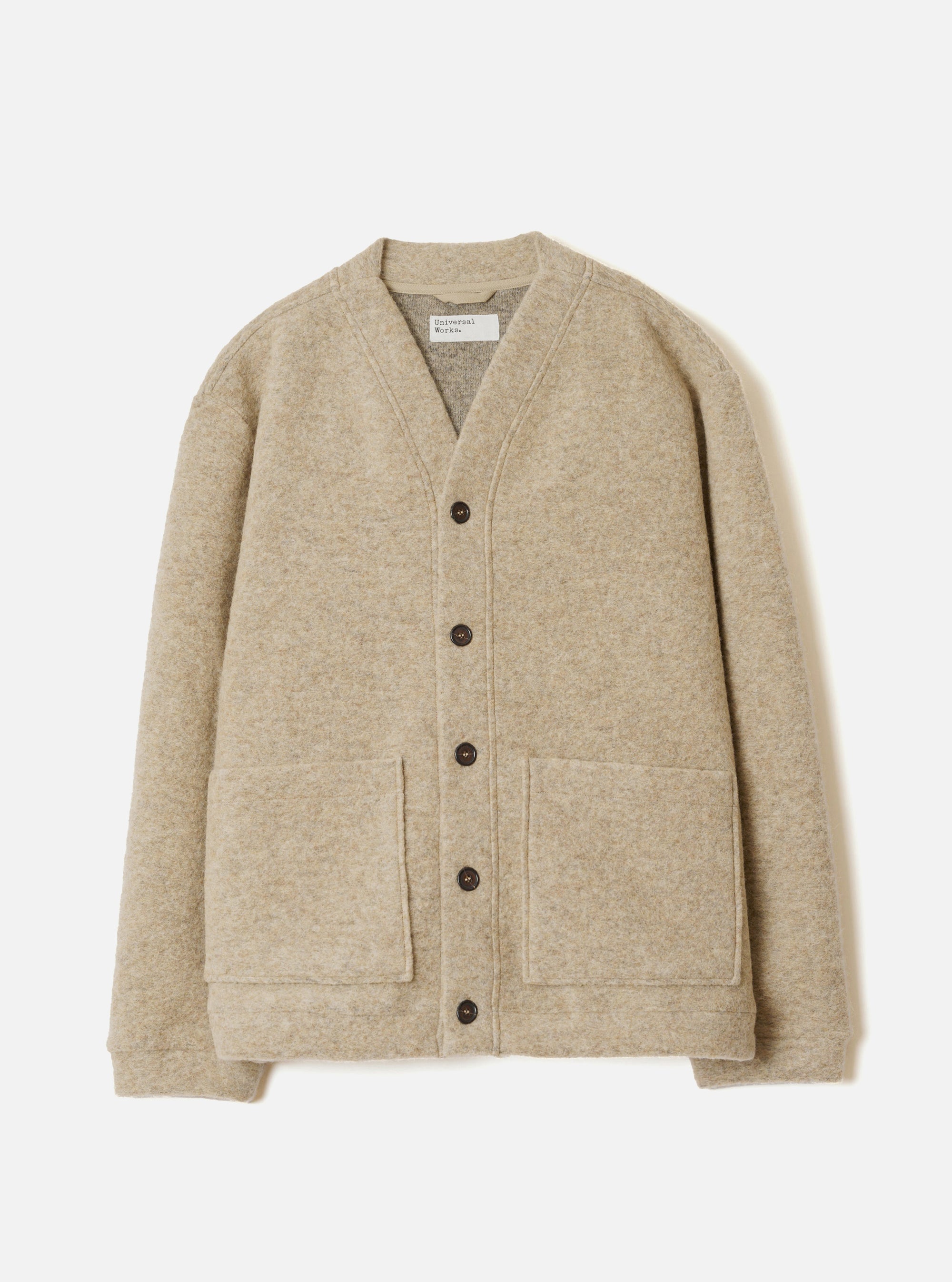 Fawn Wool Fleece Advance Cardigan