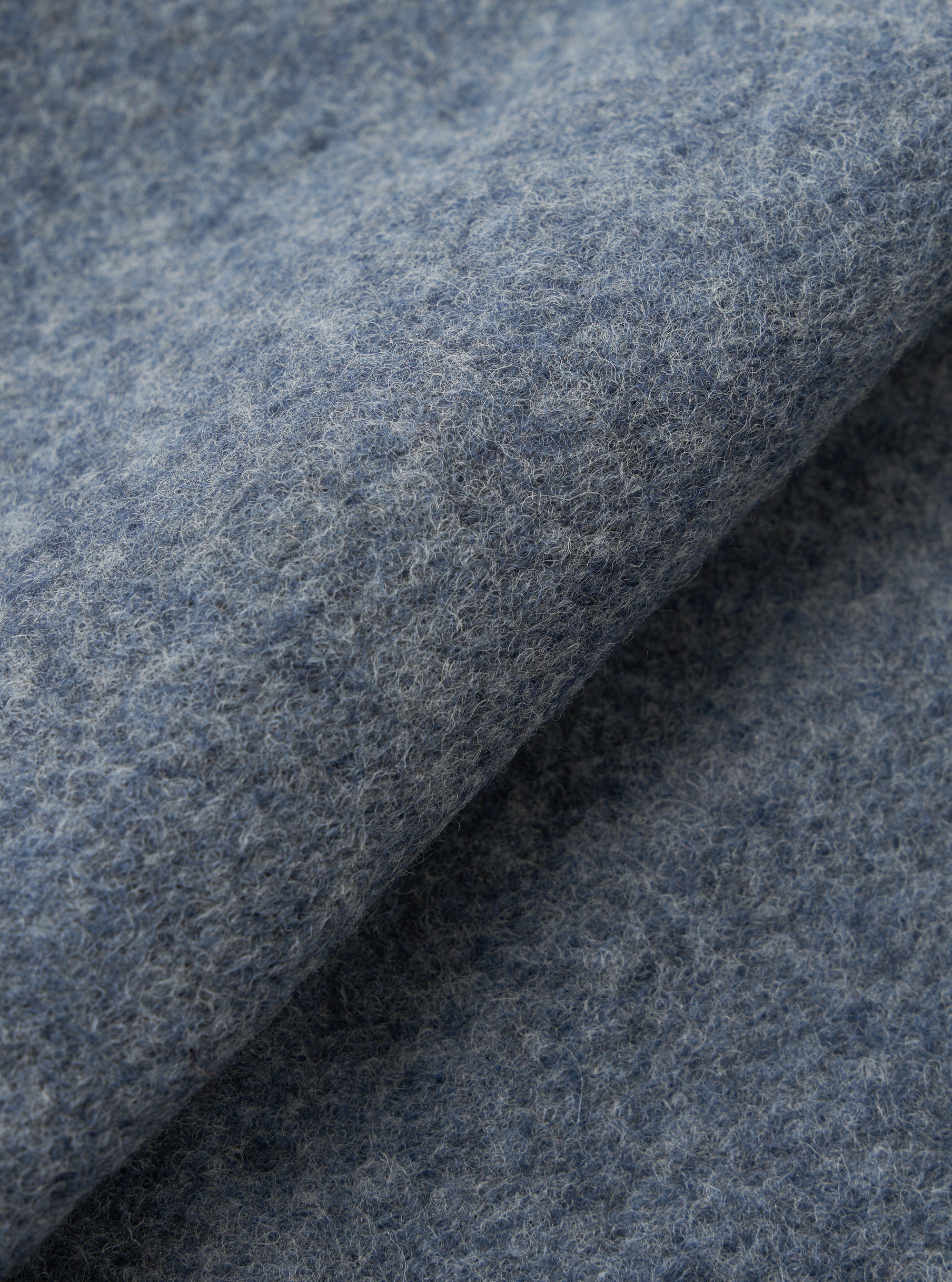Slate Blue Wool Fleece Advance Cardigan