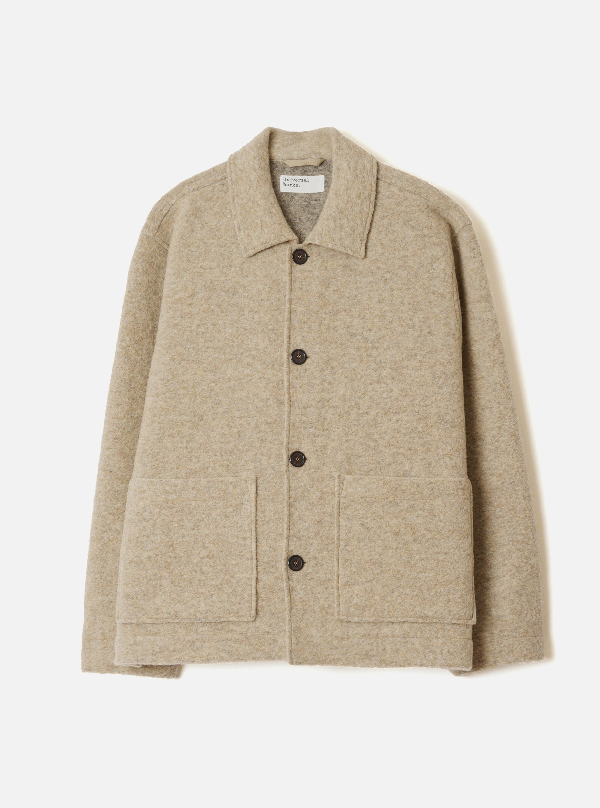 Fawn Wool Fleece Rams Jacket