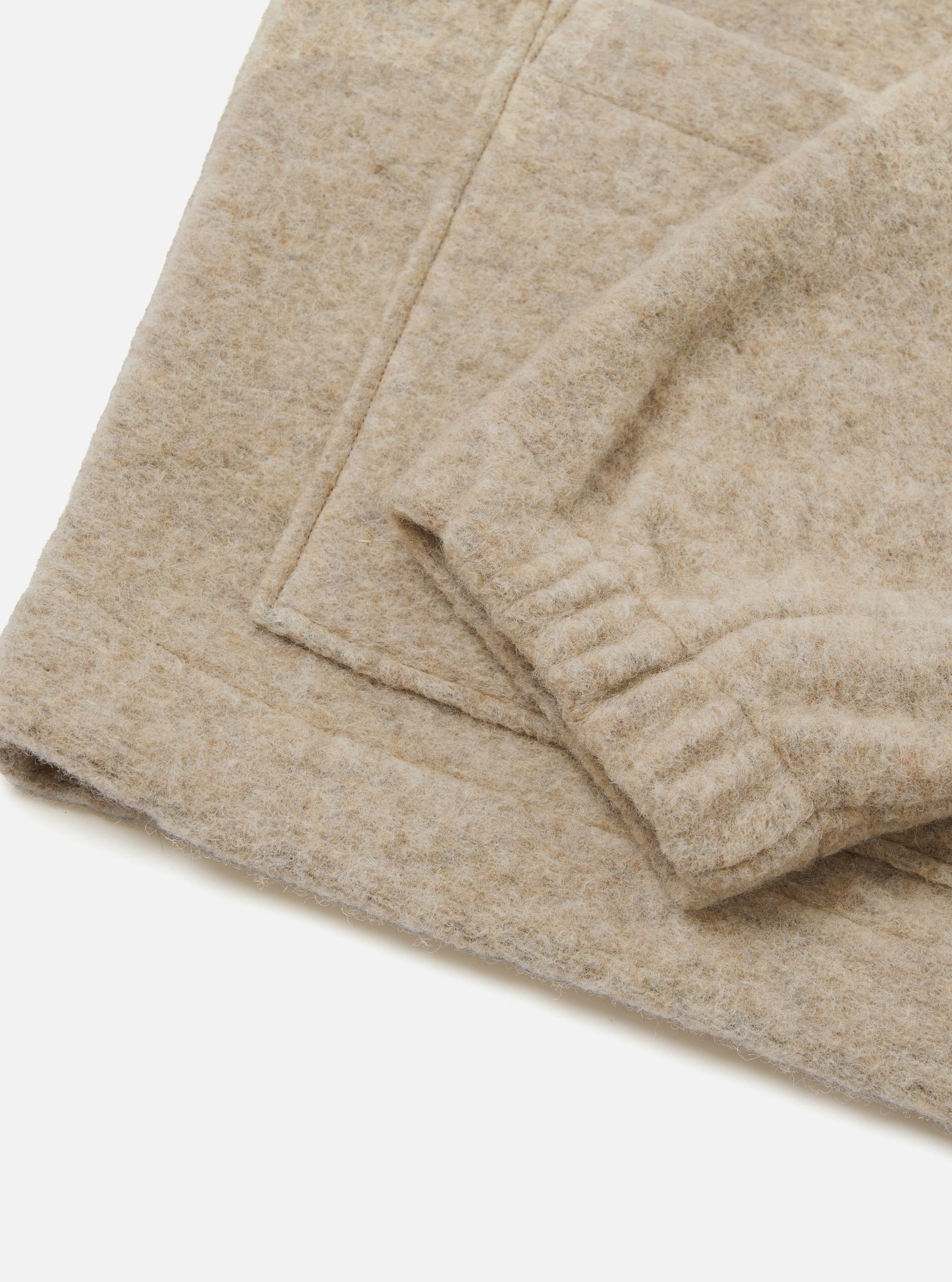 Fawn Wool Fleece Rams Jacket