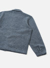 Slate Blue Wool Fleece Rams Jacket