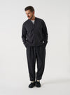 Charcoal Merino Loose Cardigan II