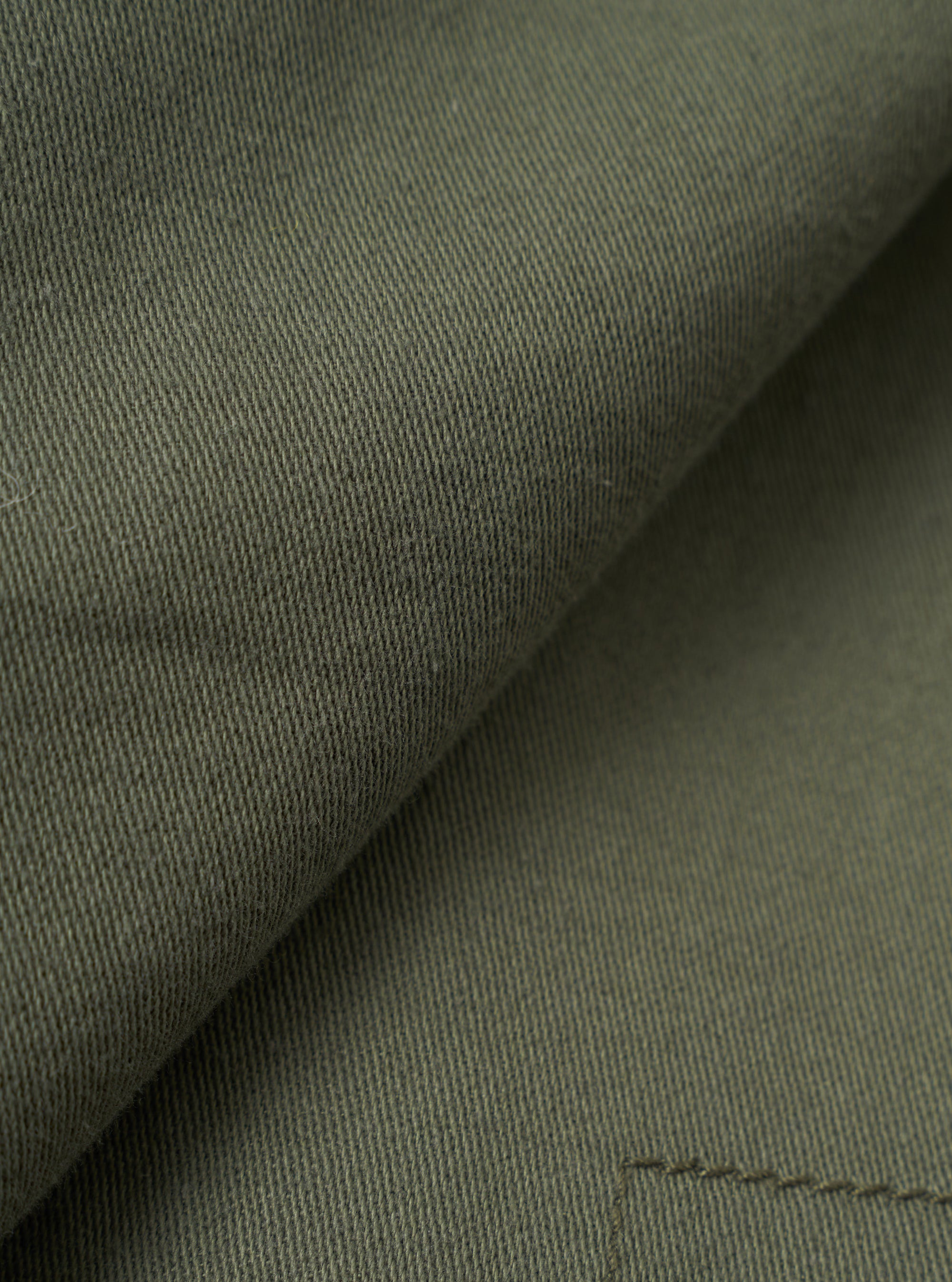 Olive Slub Sateen Ives Jacket