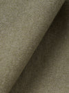 A detailed fabric swatch image filling the frame to highlight the fine weave, soft texture, and deep olive green tone of the material used for the Olive Monty Cotton Tencel Zip Shirt.
