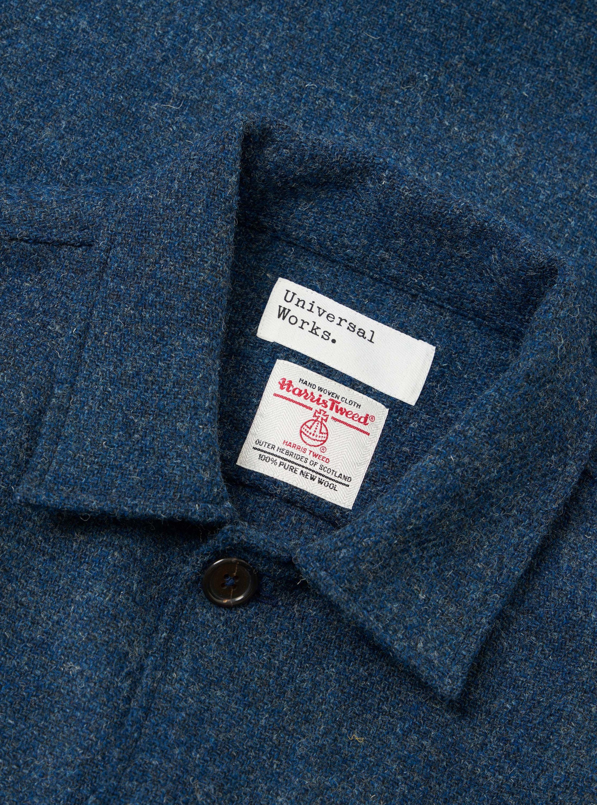Blue Harris Tweed Easy Jacket