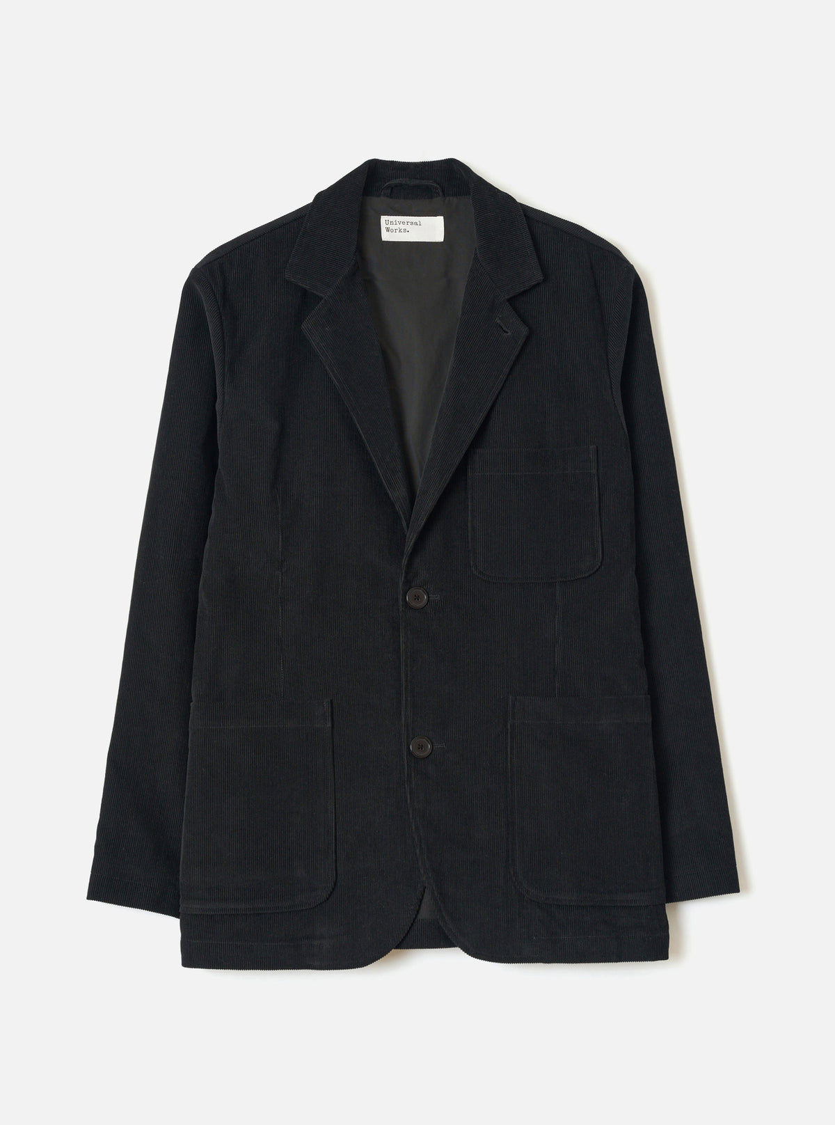 Black Cat Cord Two Button Jacket