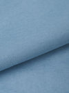 A close-up fabric swatch view showing the rich woven Oxford cotton texture of the Mid Blue R.Oxford Lazy Day Shirt, filling the frame to showcase the mid-blue color and fabric construction.