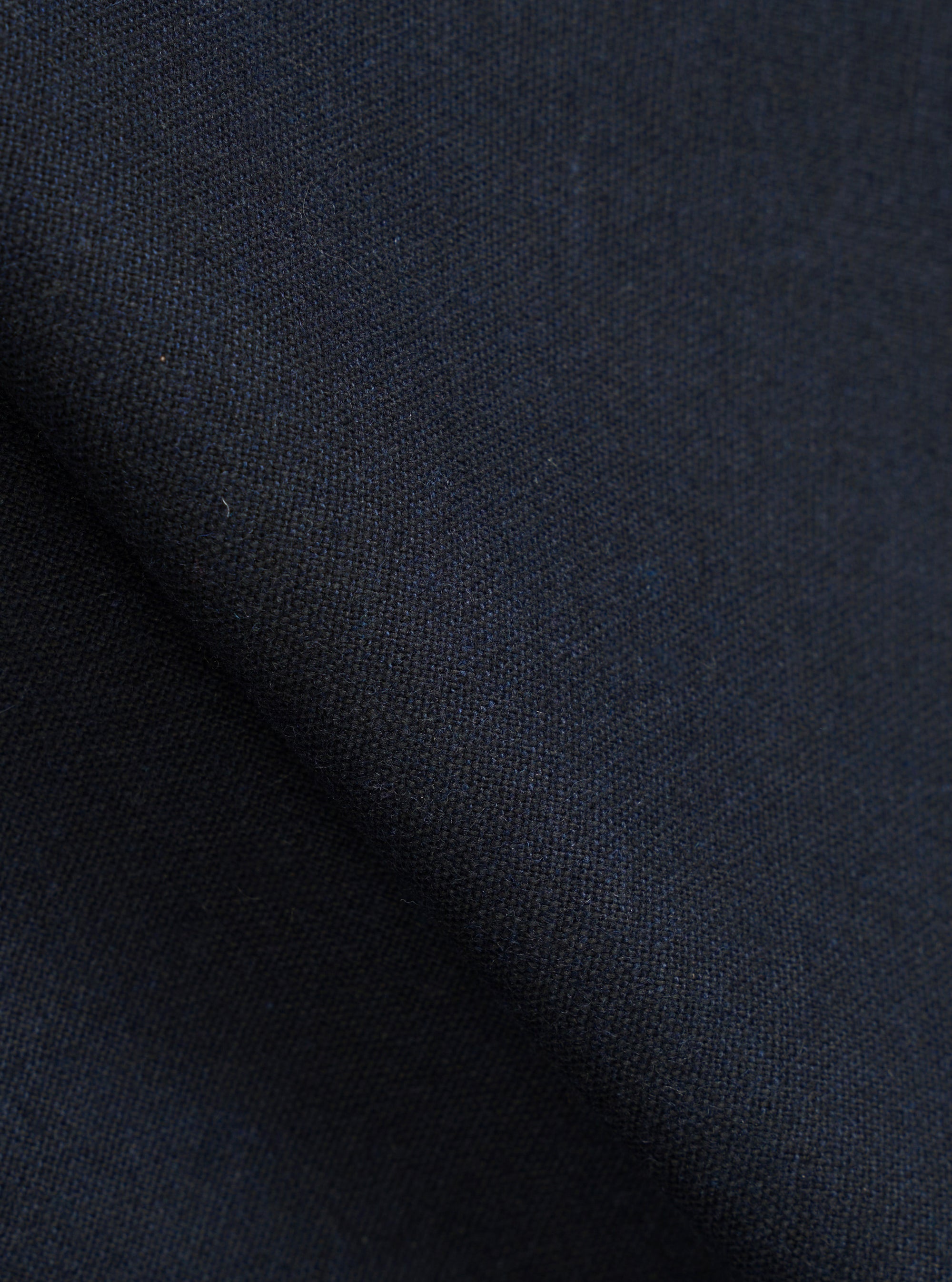 Navy Recycled Italian Tweed Two Button Jacket