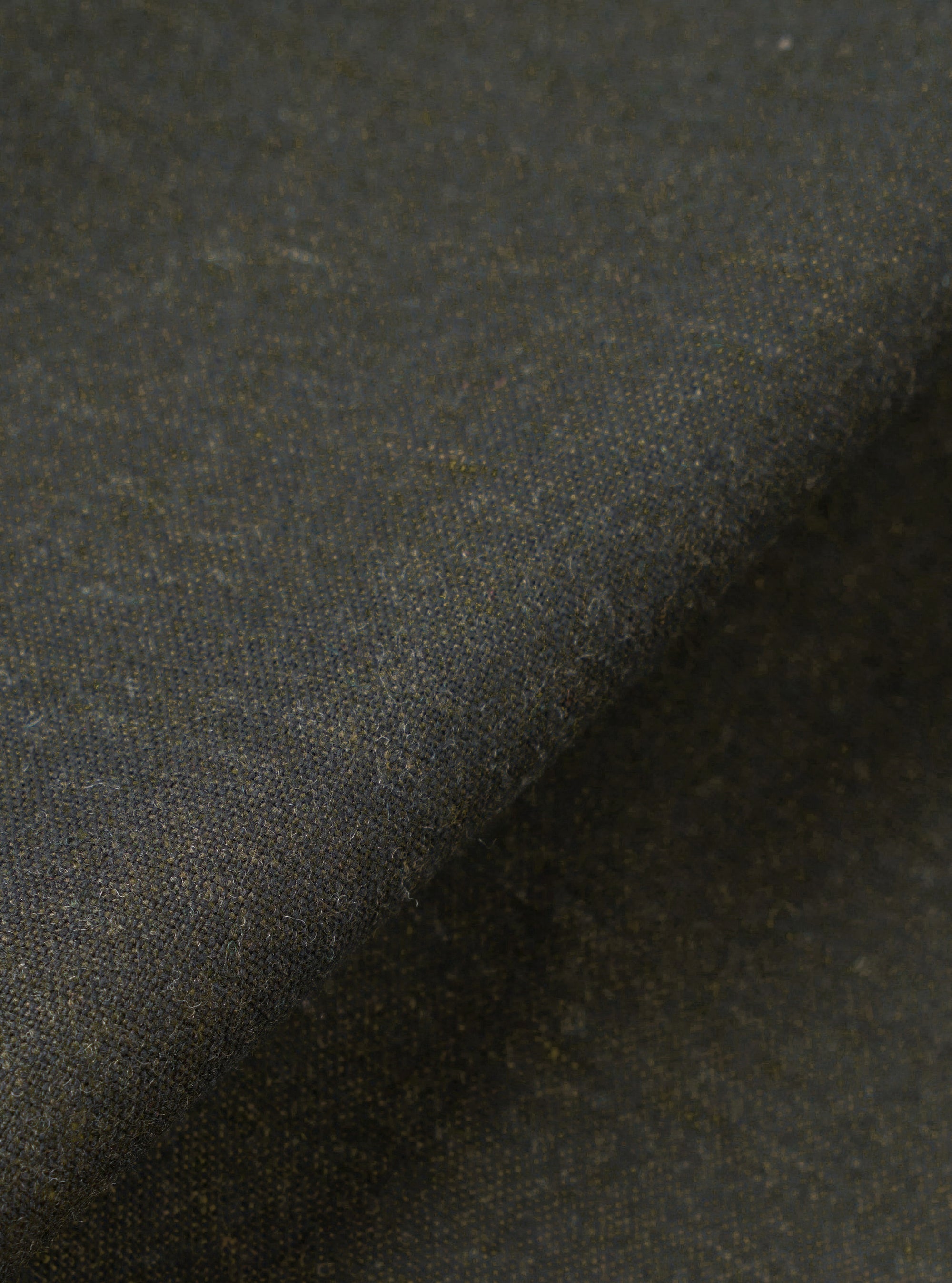 Olive Recycled Italian Tweed Two Button Jacket