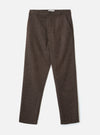 Brown Recycled Italian Tweed Military Chino