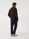 Navy Recycled Italian Tweed Military Chino