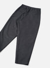 Charcoal Recycled Italian Tweed Pleated Track Pant