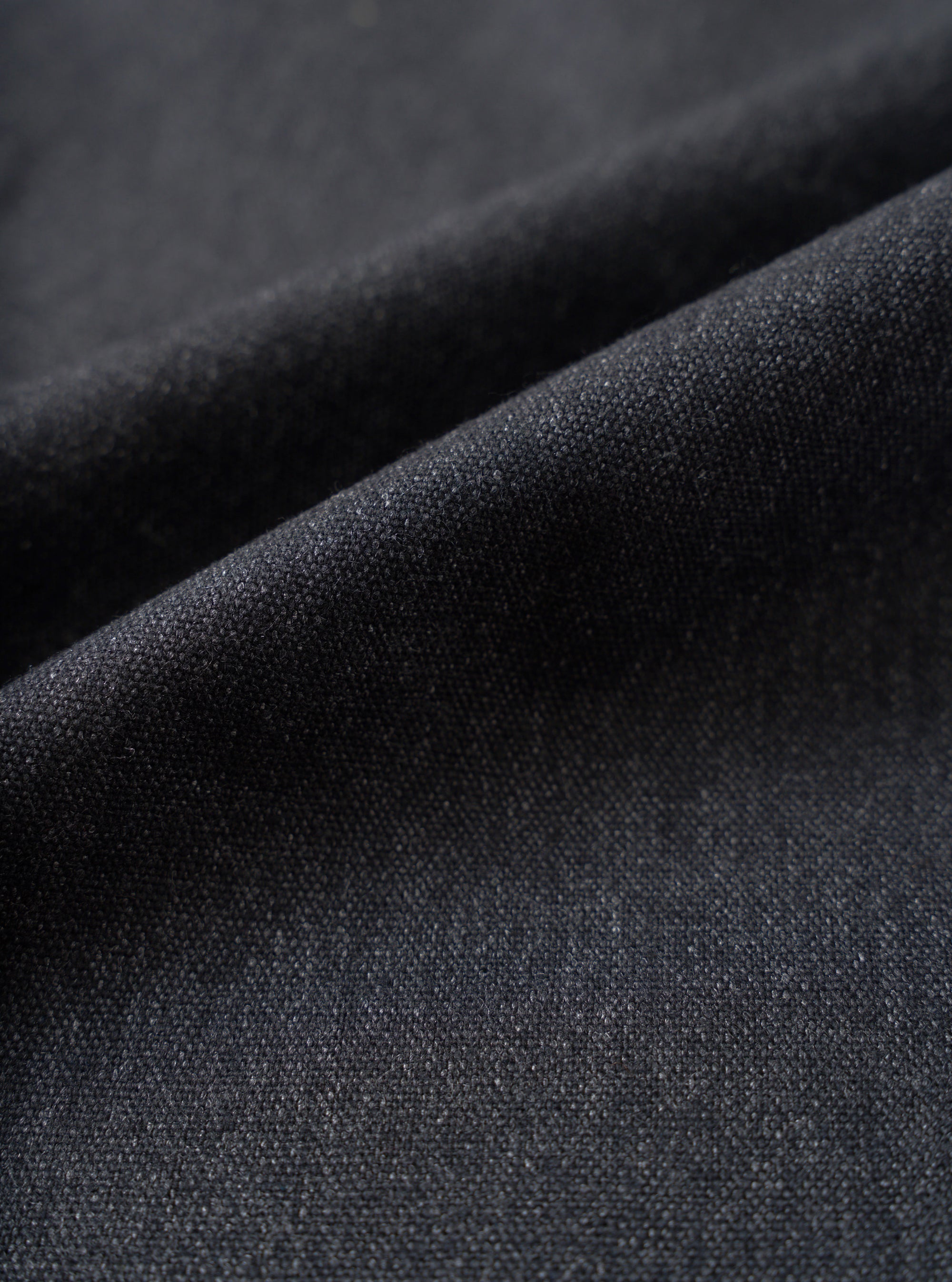 Charcoal Recycled Italian Tweed Pleated Track Pant