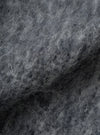A detailed close-up swatch image of the Navy/Pale Grey Losso Mohair Mix Lancaster Gilet displayed against a white background, showing the intricate fuzzy knit texture and blended navy and grey mohair yarns.