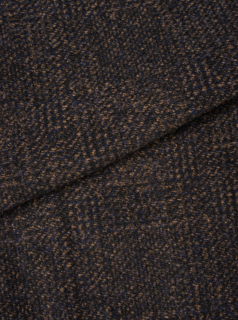 Extreme close-up fabric swatch of the Navy Deca Light Knit Cardigan on a white background. The image details the fine knit weave pattern, soft yarn texture, and rich dark navy color of the lightweight knit fabric.