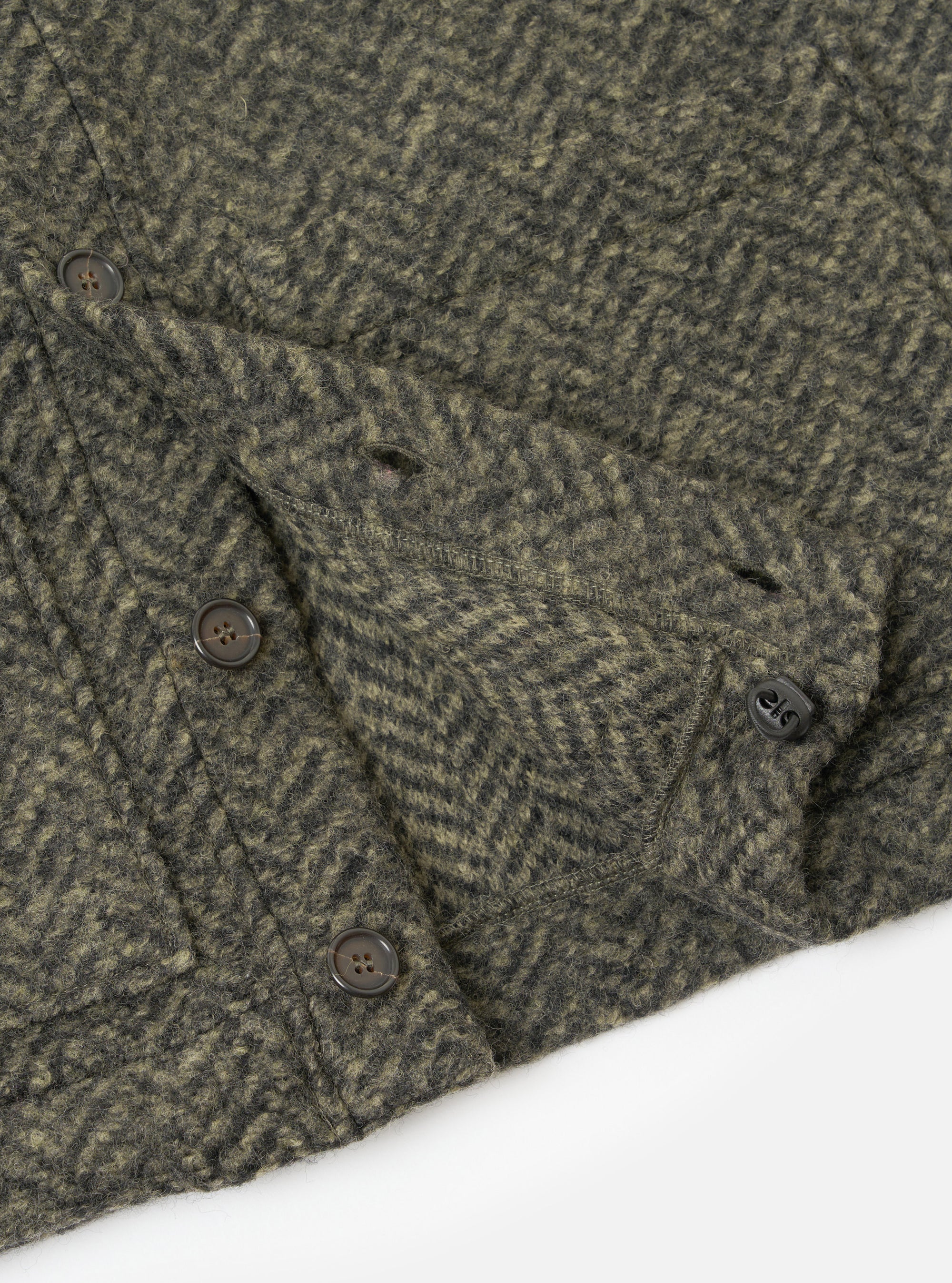 Olive Raven Fleece Advance Cardigan