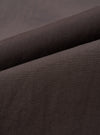 A close-up fabric swatch image showing the fine micro-canvas texture of the Brown Micro Canvas Military Chino against a plain white background, highlighting the rich brown tone and durable cotton weave of the garment.