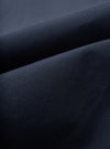 A close-up fabric swatch image showcasing the fine texture of the Navy Micro Canvas Military Chino on a plain white background, highlighting the tight cotton weave and rich navy blue colorway of the material.