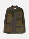 Olive Patchwork Twill MW Fatigue Jacket