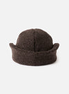 cableami® Brown Recycled Wool Flight Watch Cap