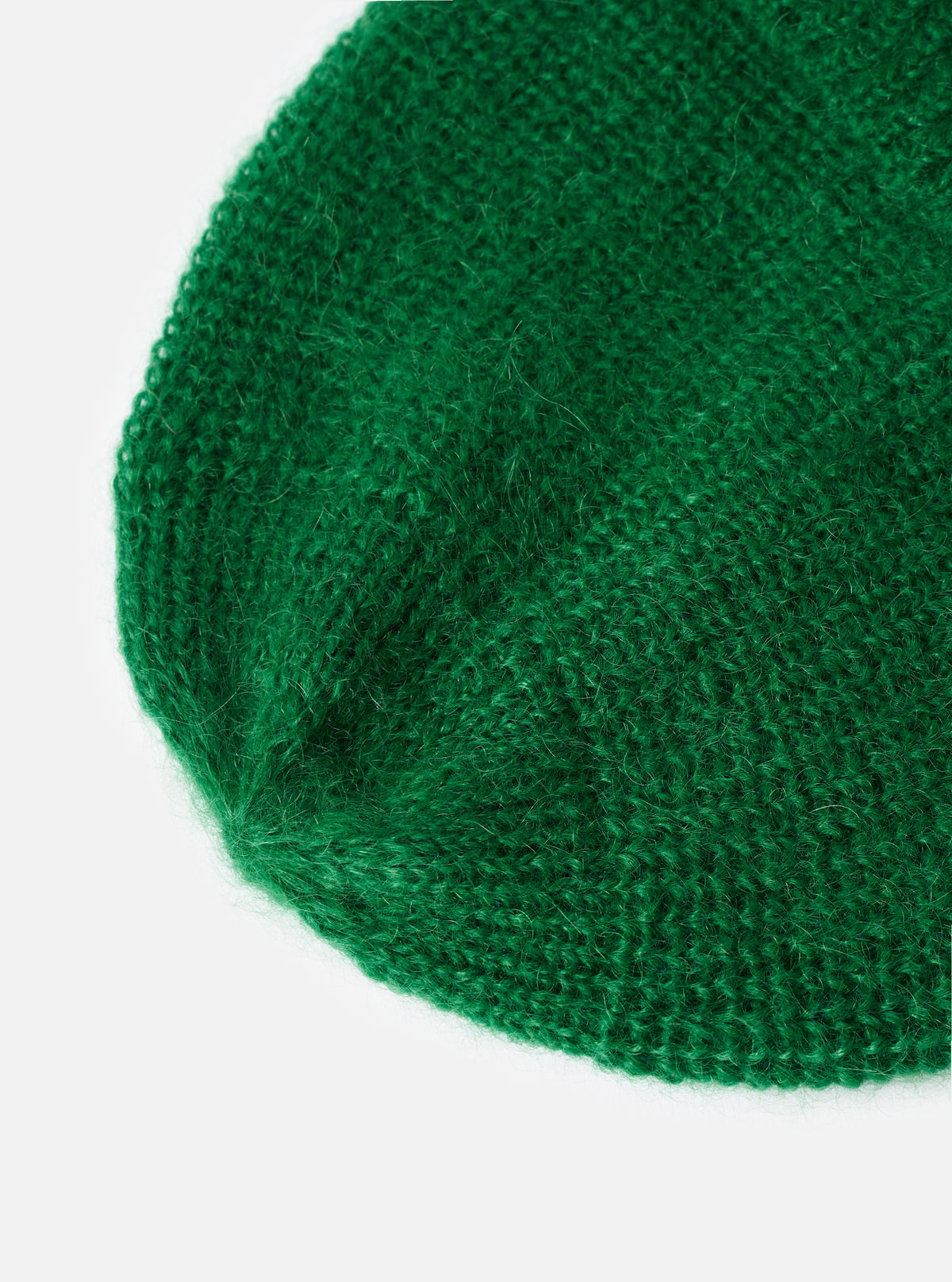 cableami® Green Mohair Watch Cap