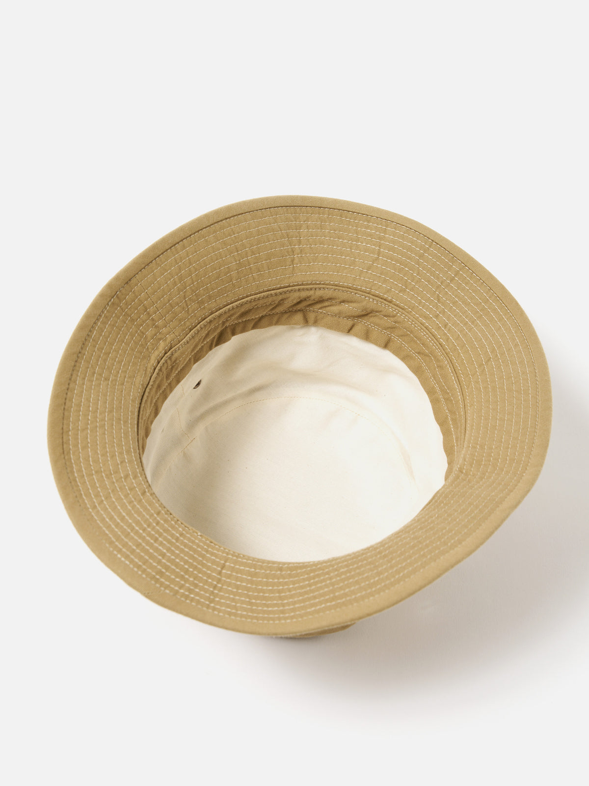 Beige Chino Cotton cableami® Loose Light Pork Pie Hat