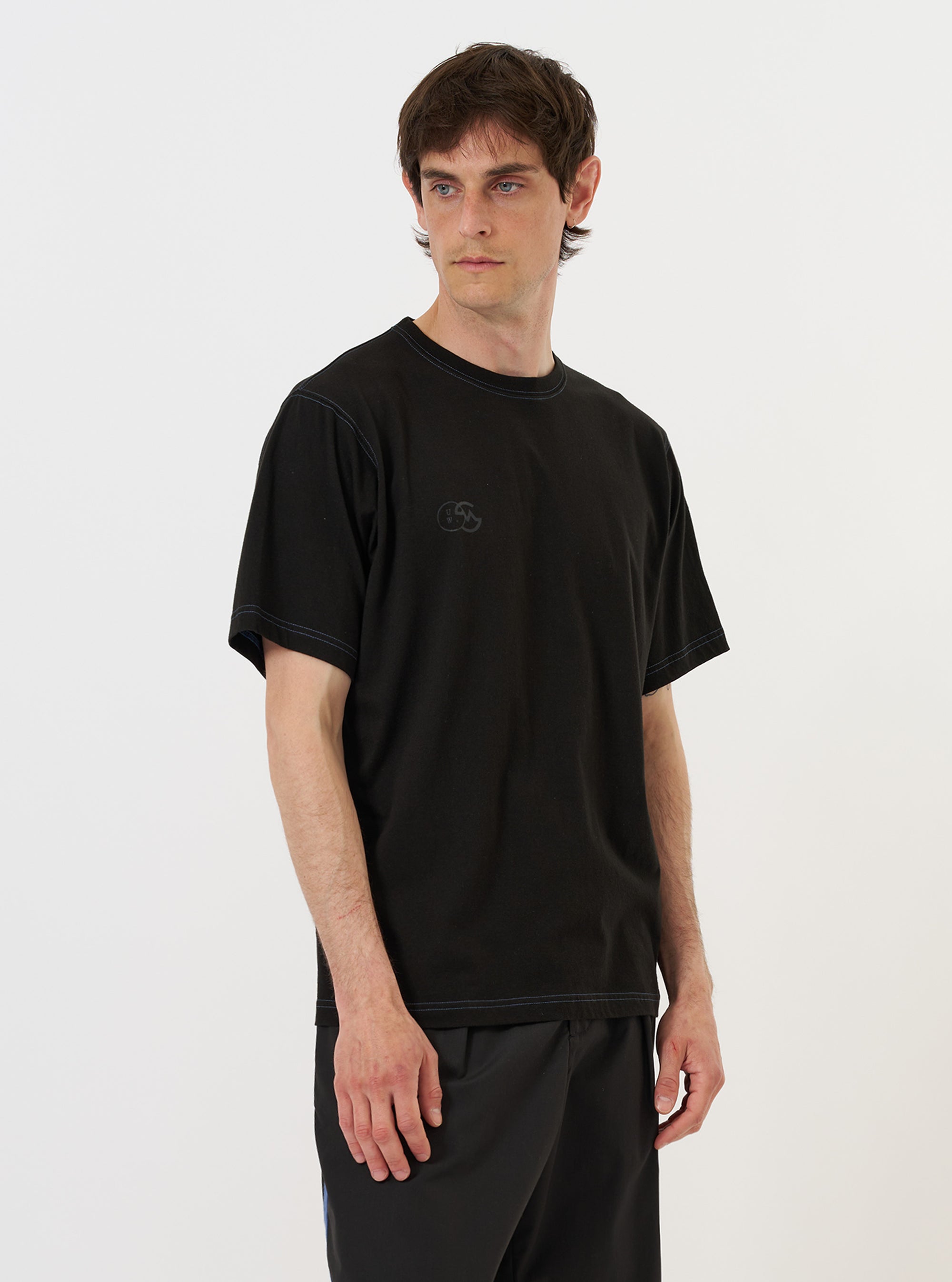 master-piece x Universal Works Black Single Jersey Print Tee